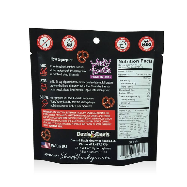 Hot Buffalo Wing Wacky Twists - 689076311618