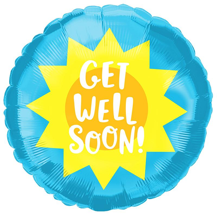 Get Well Mylar Balloon - 850037358656