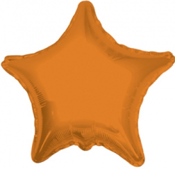 Orange Star Mylar Balloon - 850048023000