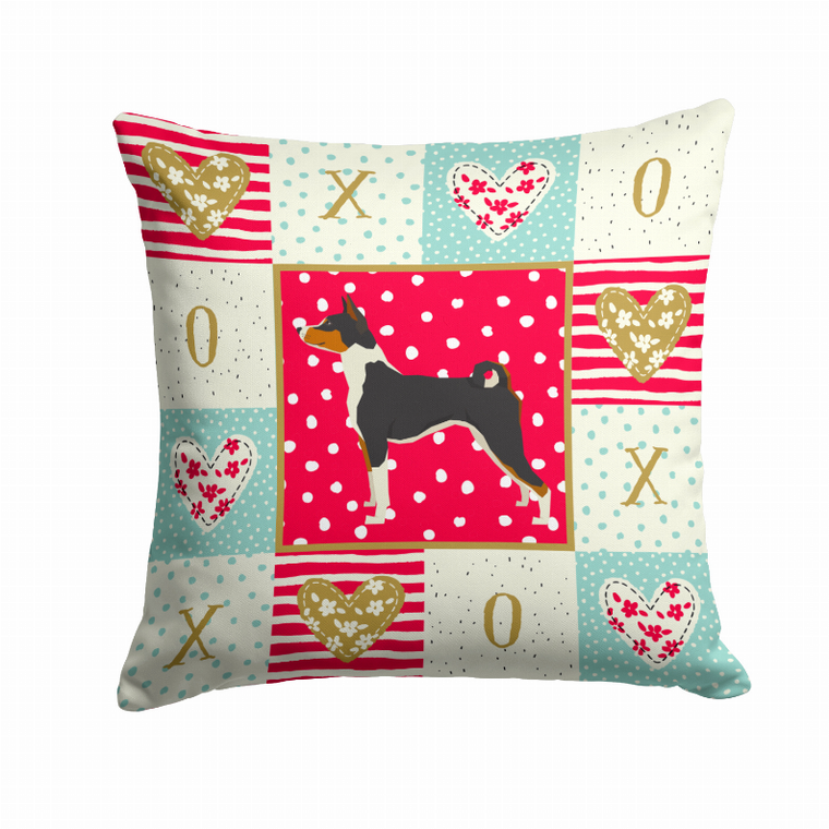 Love Design with Dog Fabric Decorative Pillow - Series 2 - 194030184523