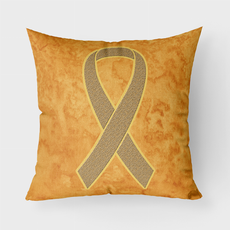 Awareness Fabric Decorative Pillow - 615872855636