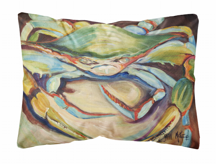Crab Painting Fabric Decorative Pillow - 615872951321