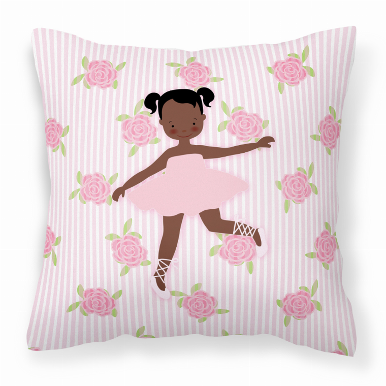 Ballerina Themed Fabric Decorative Pillow - 638508654953