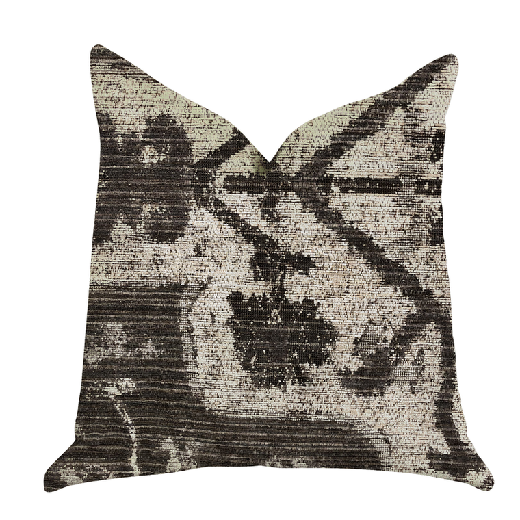 Plutus Metro Pulse Beige and Grey Tones Luxury Throw Pillows - 641753669375