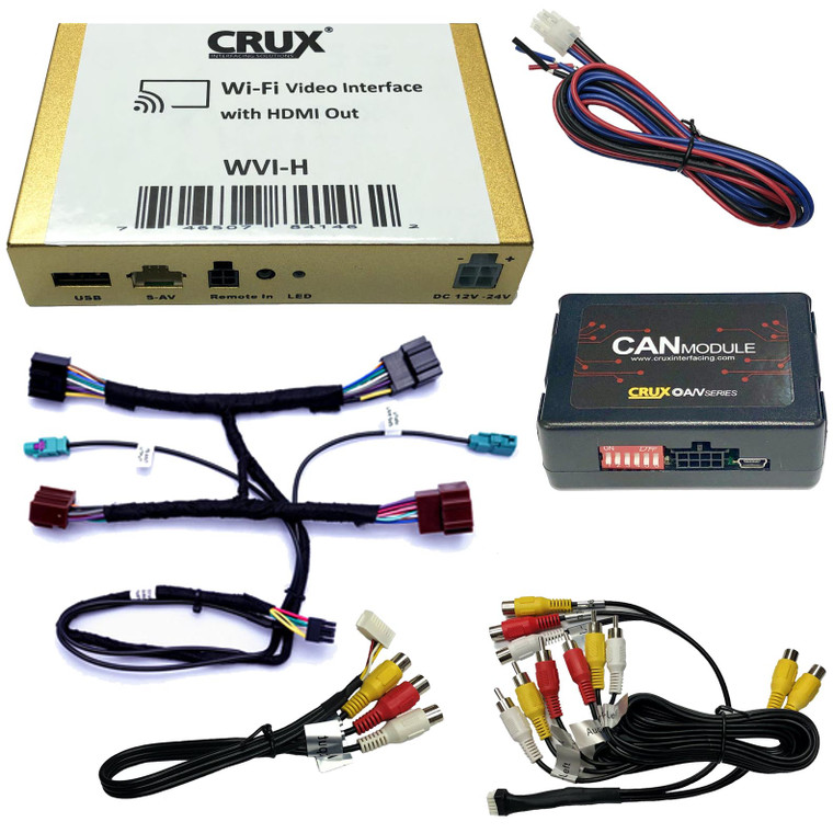 Crux Wi-fi Audio/ Video Interface For Select ’06-15 Gm / Chevrolet Lan 29 Bit Vehicles - 703610486522