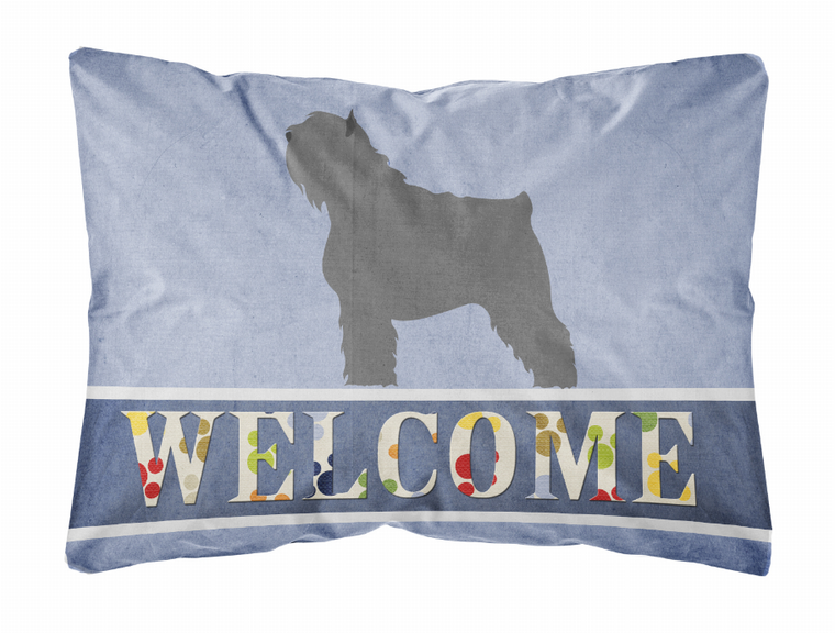 Welcome Dog Art Canvas Fabric Decorative Pillow Style 2 - 638508981042