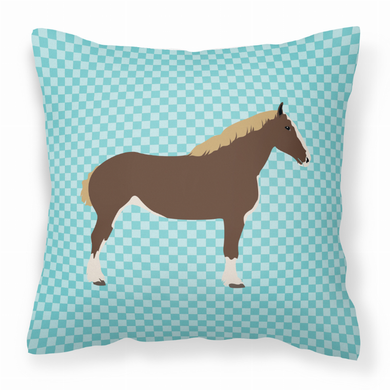Blue Check Themed Fabric Decorative Pillow - 638508936851