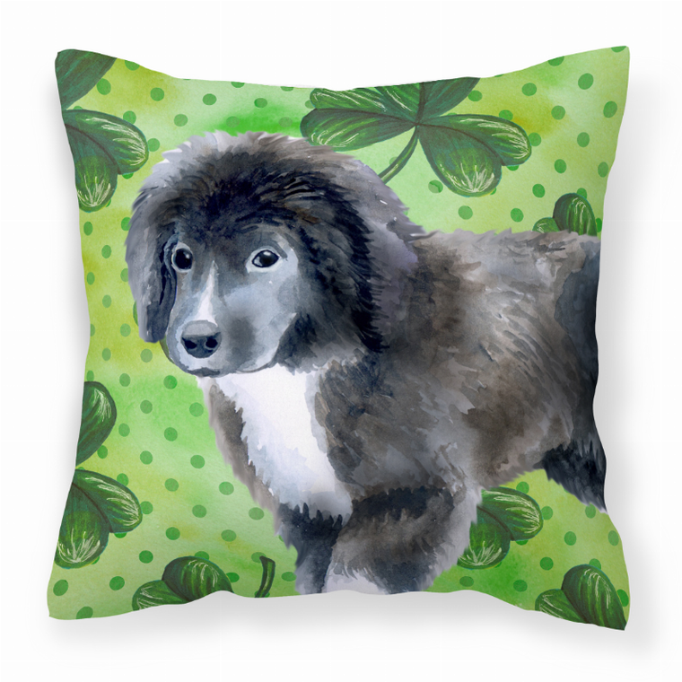 St Patrick's Design with Dog Fabric Decorative Pillow - 652259220014