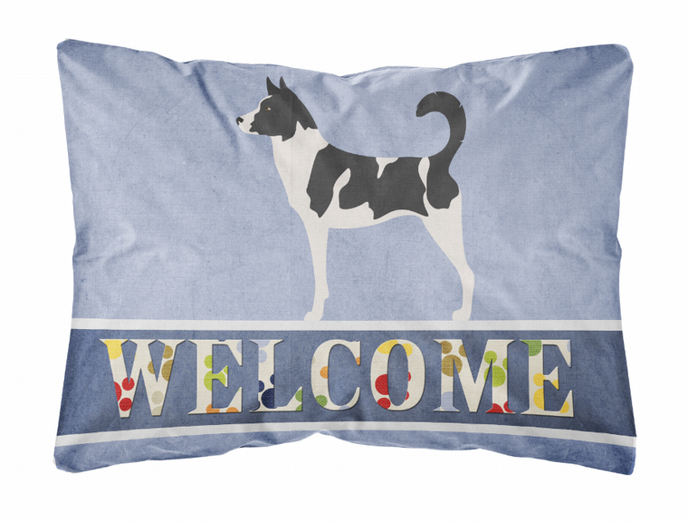 Welcome Dog Art Canvas Fabric Decorative Pillow Style 2 - 638508981318