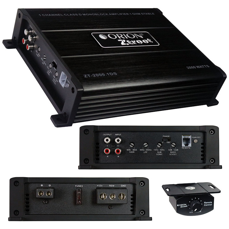 Orion Ztreet D Class Amplifier 2000 Watts Max - 818550013605
