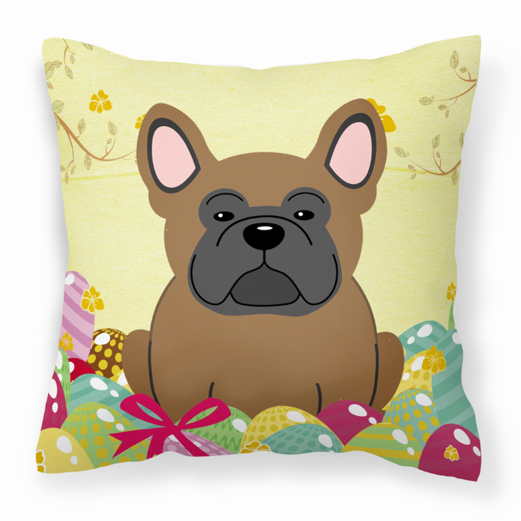 Easter Eggs Design Dog Art Fabric Decorative Pillow - 638508767448