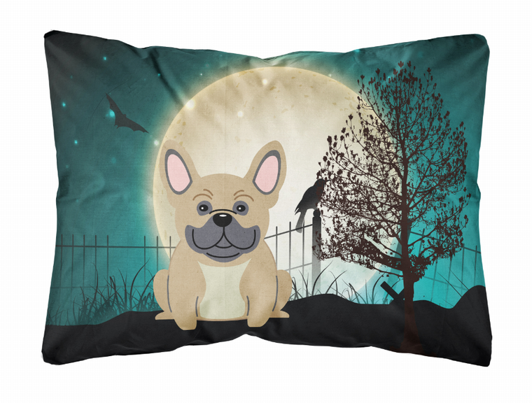 Halloween Dog Art Canvas Fabric Decorative Pillow - 638508466006