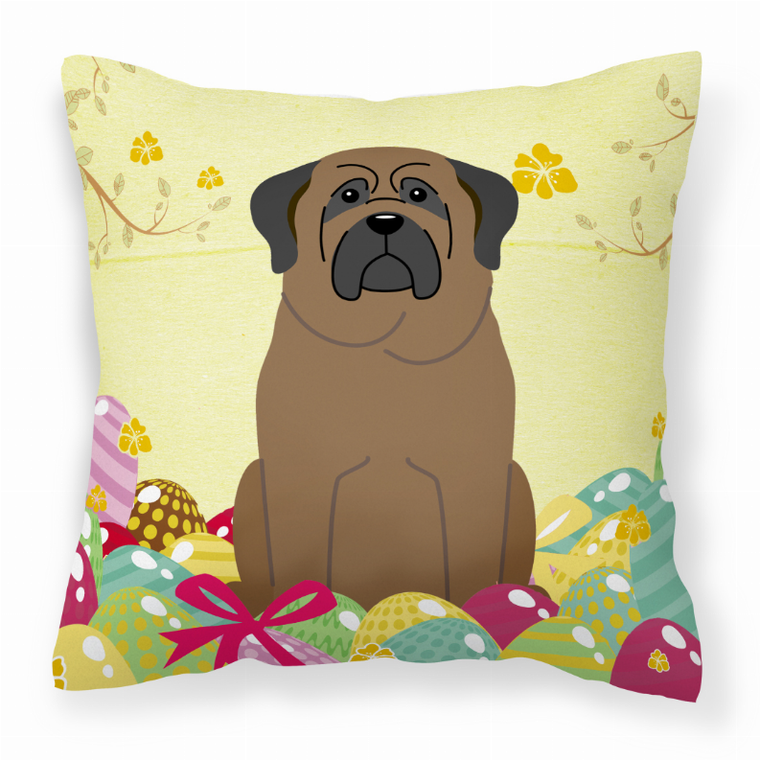 Easter Eggs With Dog Fabric Decorative Pillow - 638508769565