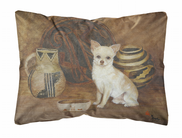 Caroline's Treasures Dog Breed Painting Canvas Fabric Decorative Pillow, Canvas Material, 12x16 Inches, Stylish Durable