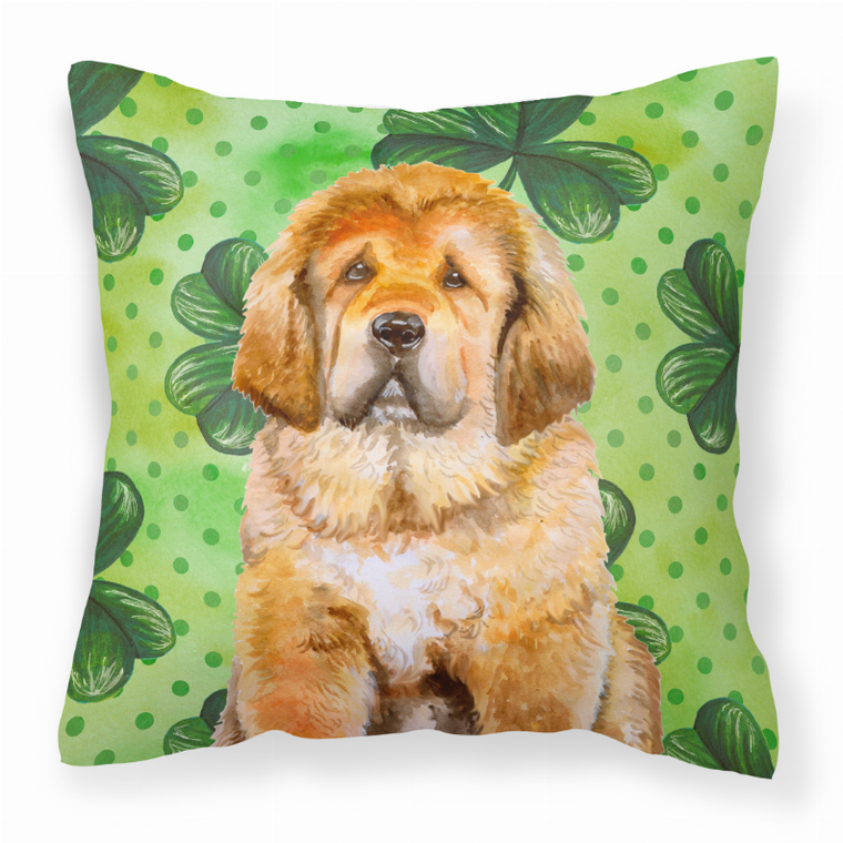 St Patrick's Design with Dog Fabric Decorative Pillow - 652259220236