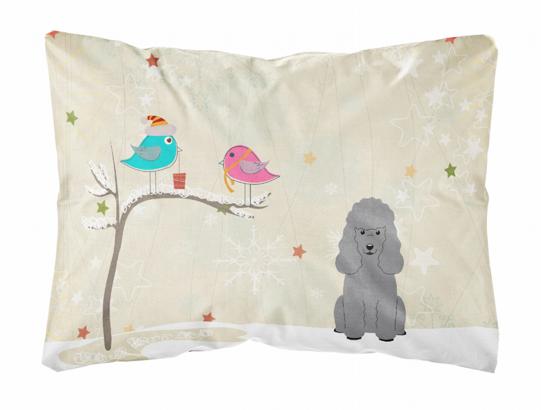 Carolines Treasures Christmas Presents Between Friends Dog Art Canvas Pillow, Canvas, 12x16 Inches, Comfortable Accent