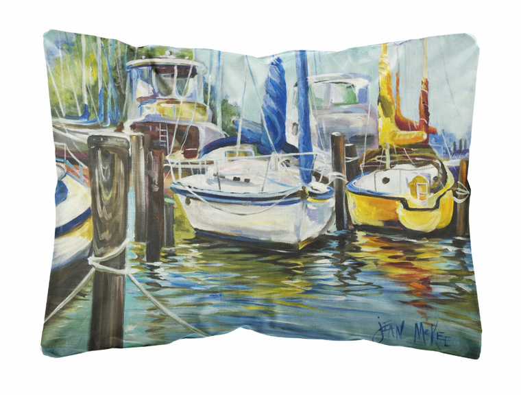 Carolines Treasures, Inc Boat Painting Fabric Decorative Pillow, Fabric, 12x16 Inches, soft, colorful