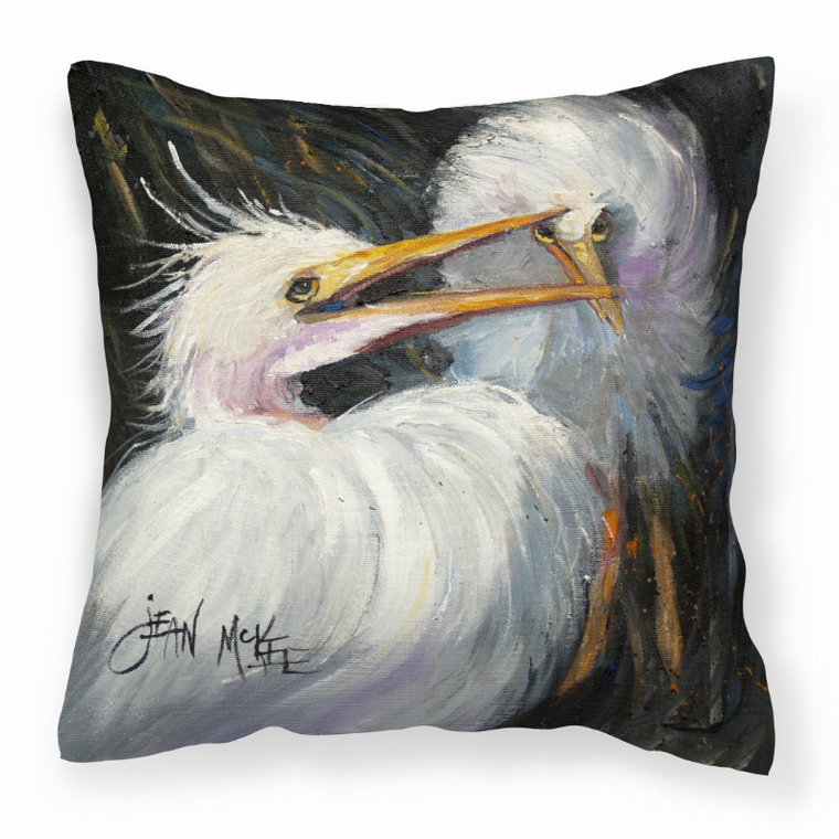 Carolines Treasures, Inc Bird Painting Fabric Decorative Pillow, 14x14 Inches, Polyester, soft, cozy
