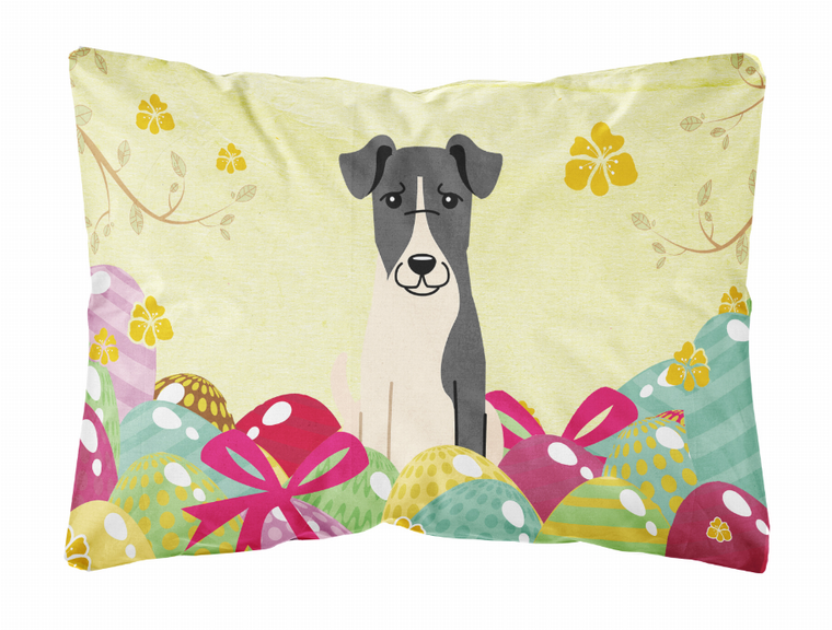 Easter Eggs Dog Art Canvas Fabric Decorative Pillow - 638508783806