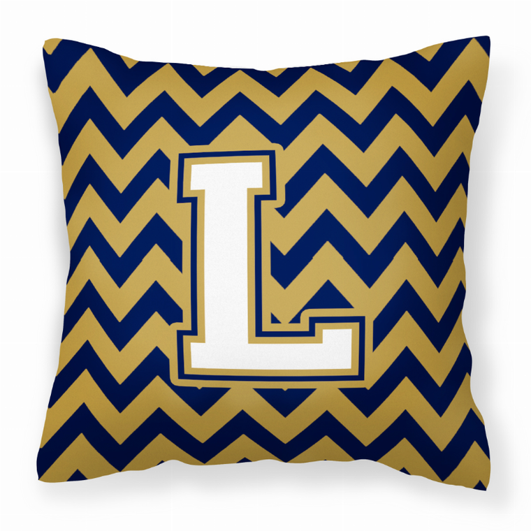 Letter Chevron Fabric Decorative Pillow - 638508320070