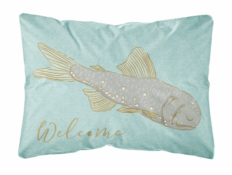 Sealife with Picture Canvas Fabric Decorative Pillow - 652259003082