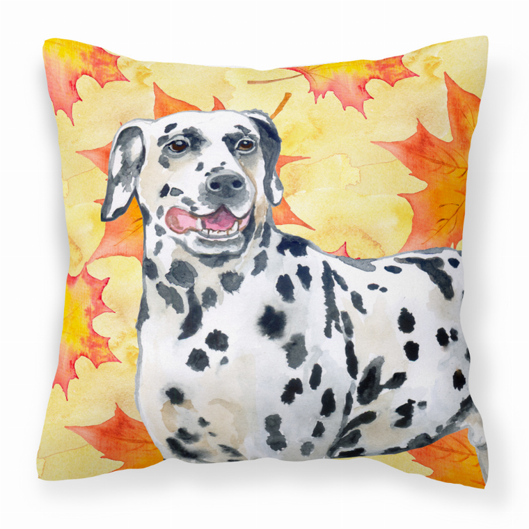 Fall Design with Dog Fabric Decorative Pillow - 652259220427