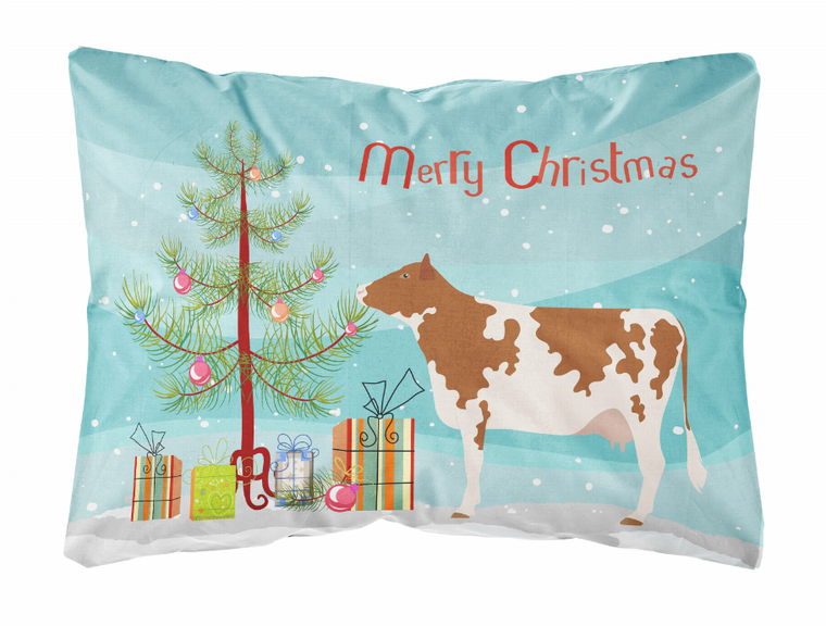 Merry Christmas Animal Art Fabric Decorative Pillow - 652259129225