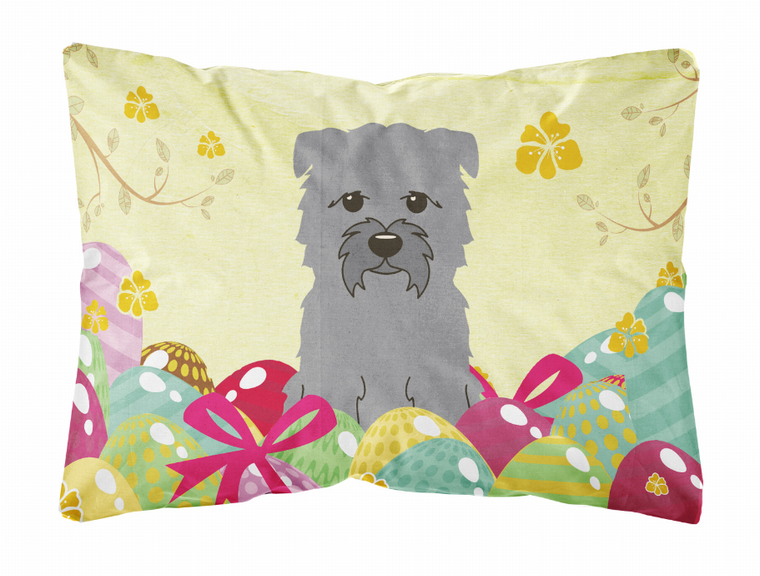 Easter Eggs Dog Art Canvas Fabric Decorative Pillow - 638508783417