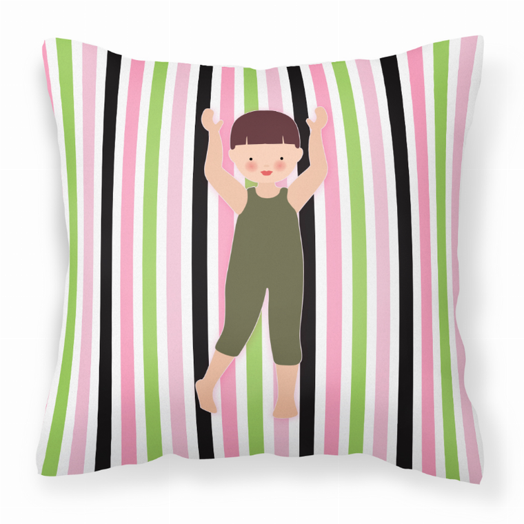 Ballerina Themed Fabric Decorative Pillow - 638508654830