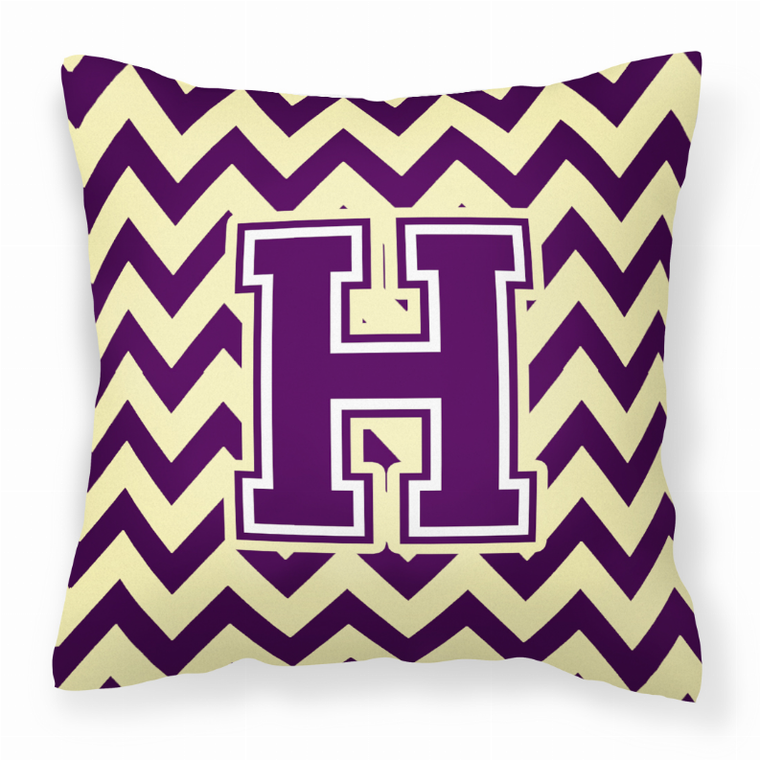 Letter Chevron Fabric Decorative Pillow - 638508320292
