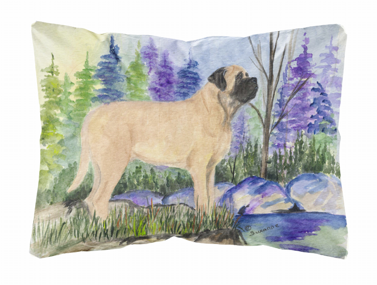 Dog Portrait/Landscape Painting Fabric Decorative Pillow - 705332238878