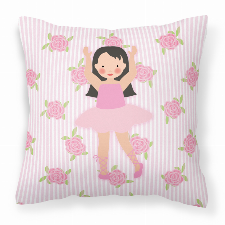 Ballerina Themed Fabric Decorative Pillow - 638508654854