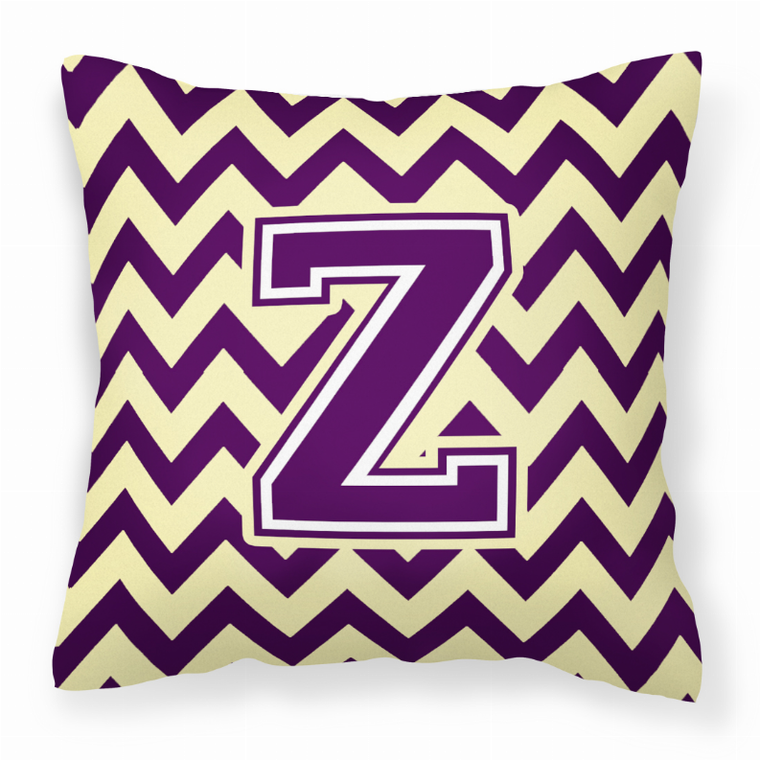 Letter Chevron Fabric Decorative Pillow - 638508320476