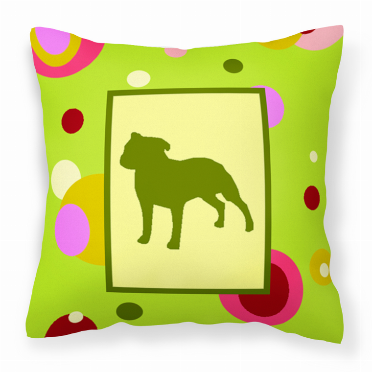 Carolines Treasures Dog Portrait/Landscape Painting Fabric Decorative Pillow, 12x16 Inches, Polyester, warm decorative