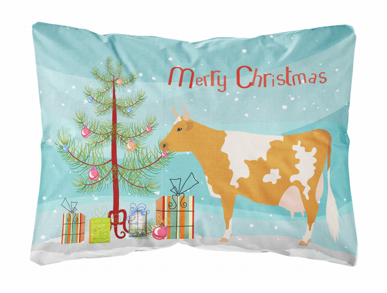 Merry Christmas Animal Art Fabric Decorative Pillow - 652259129164