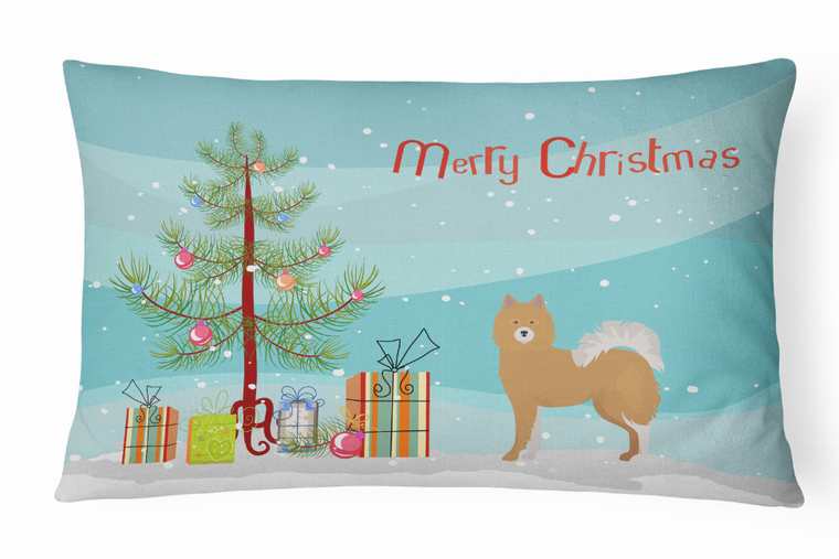 Christmas Tree Dog Art Canvas Fabric Decorative Pillow Style 2 - 194030034965