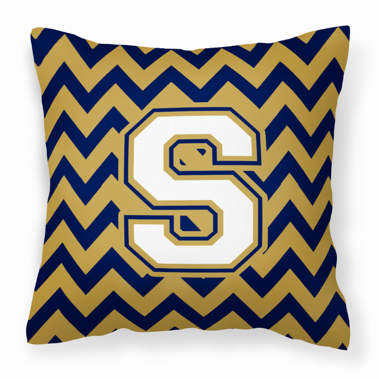 Letter Chevron Fabric Decorative Pillow - 638508320148