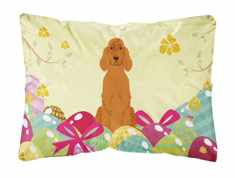 Easter Eggs Dog Art Canvas Fabric Decorative Pillow - 638508783462