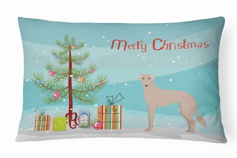 Christmas Tree Dog Art Canvas Fabric Decorative Pillow Style 2 - 194030036662