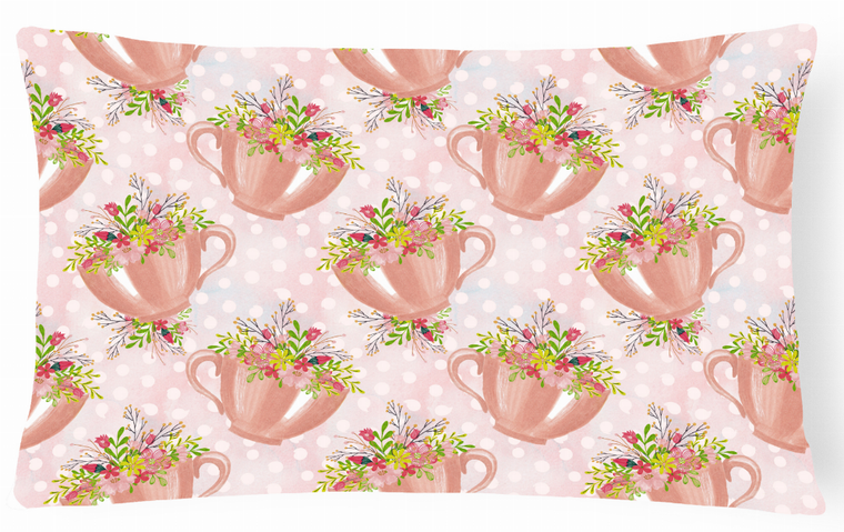 Watercolor Floral Art Canvas Fabric Decorative Pillow - 638508885432