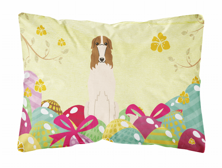Easter Eggs Dog Art Canvas Fabric Decorative Pillow - 638508783059
