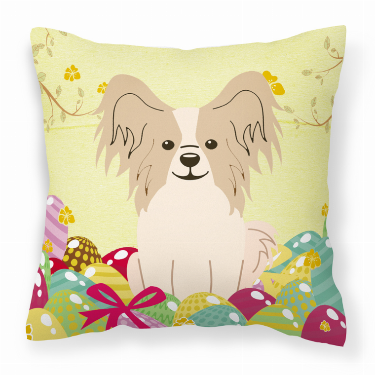 Easter Eggs Design Dog Art Fabric Decorative Pillow - 638508768087