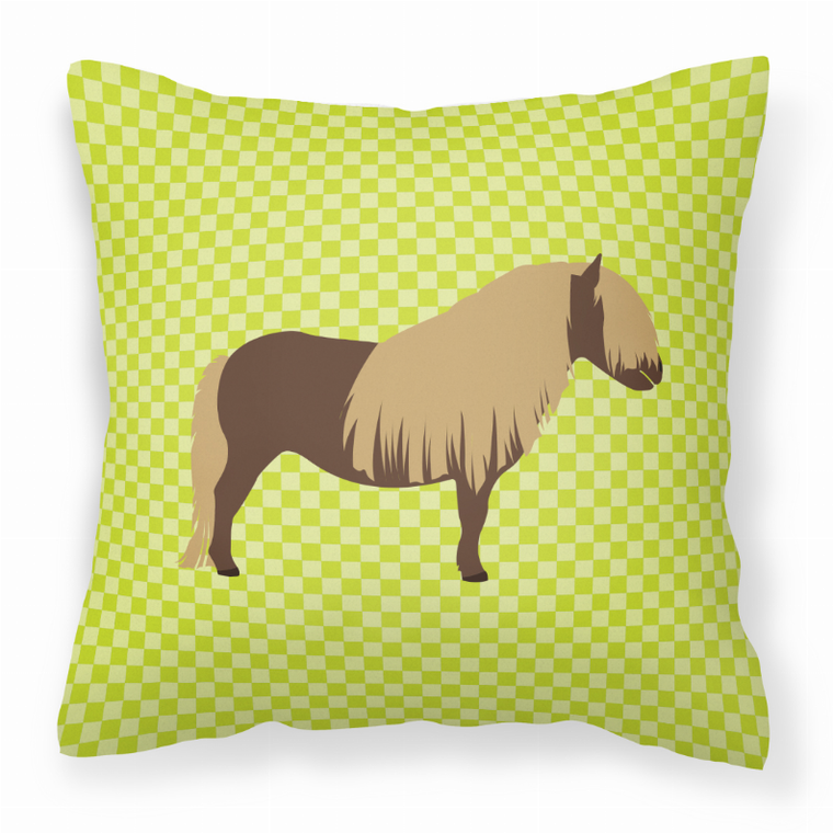 Green Check Themed Fabric Decorative Pillow - 638508933454