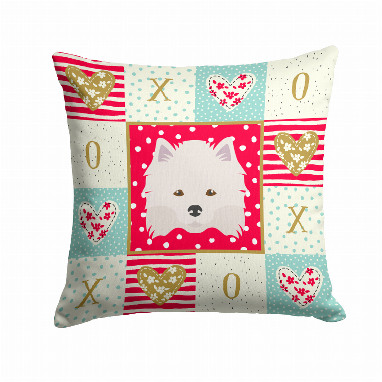 Carolines Treasures Dog Face Art Love Pattern Home Decor Cushion