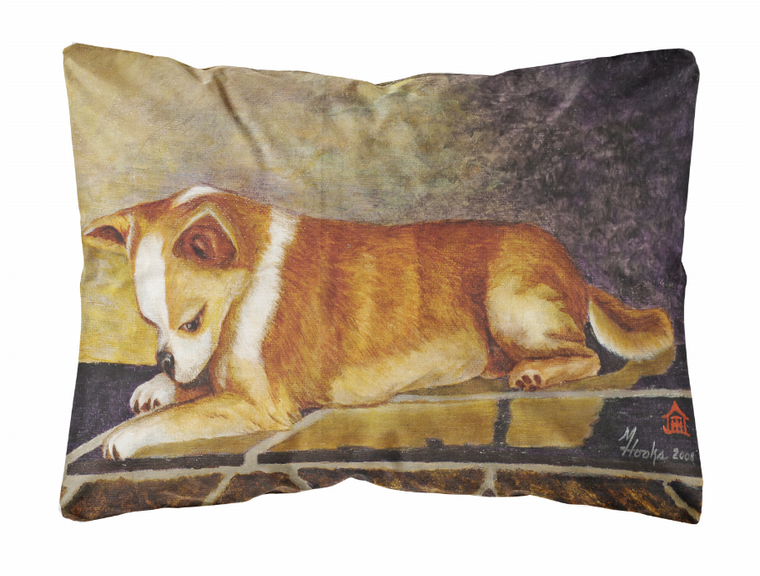 Carolines Treasures Dog Breed Painting Canvas Fabric Decorative Pillow, 12x16 Inches, Colorful