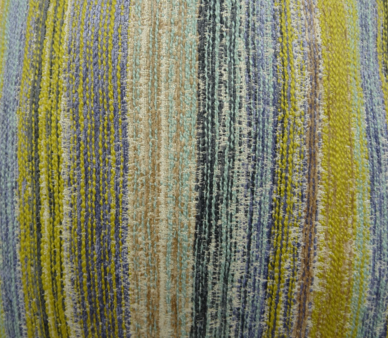 Plutus Clear Shore Blue Mustard and Lavender Handmade Luxury Pillow - 663701009866