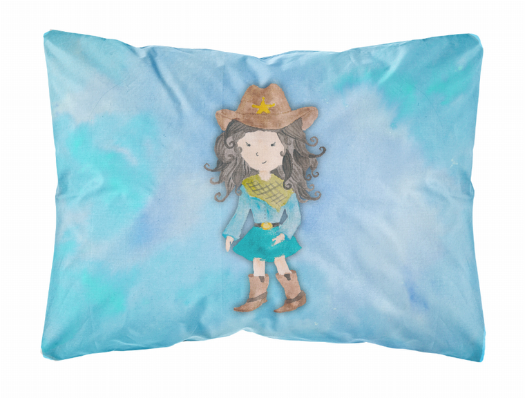 Watercolor Western Art Canvas Fabric Decorative Pillow - 638508841612