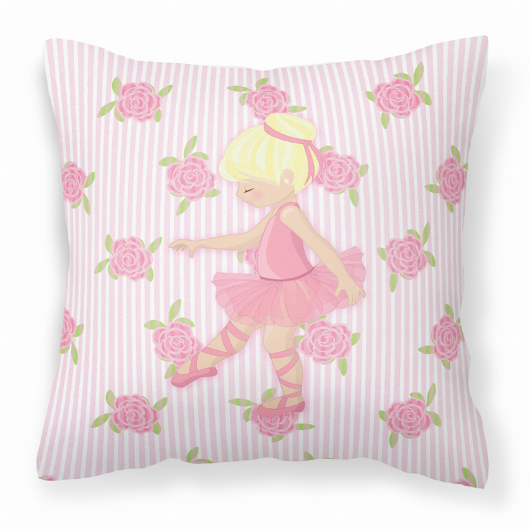 Ballerina Themed Fabric Decorative Pillow - 638508654755