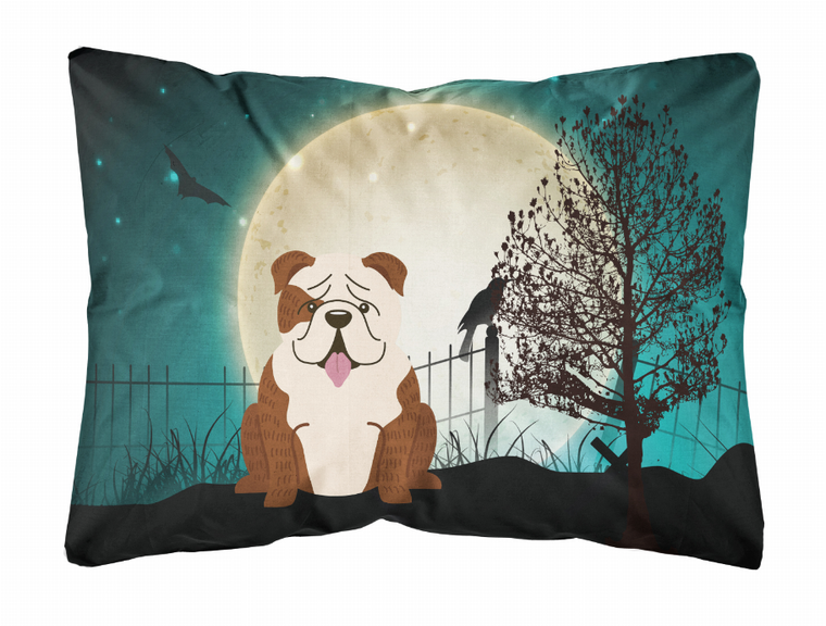 Halloween Dog Art Canvas Fabric Decorative Pillow - 638508467119