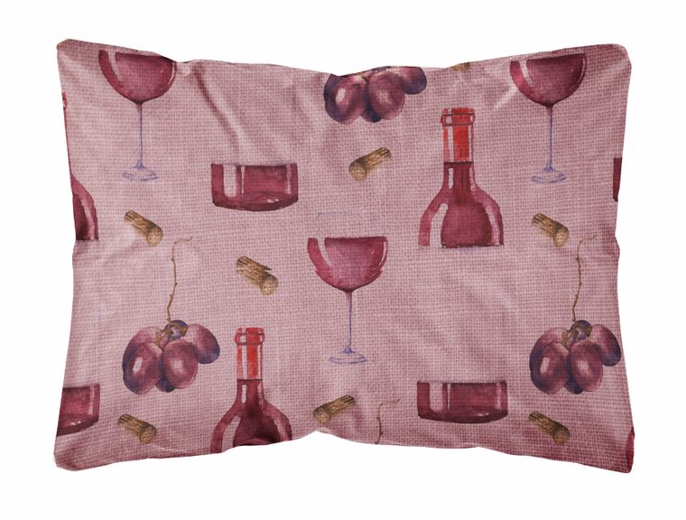 Wine Art Canvas Fabric Decorative Pillow - 638508656674